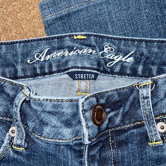 2 pairs - AEO Skinny Stretch Jeans size 2 Short - Picture 7 of 11